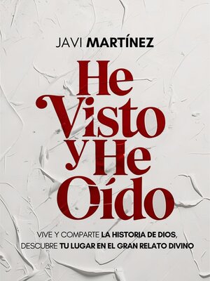 cover image of He visto y he oído